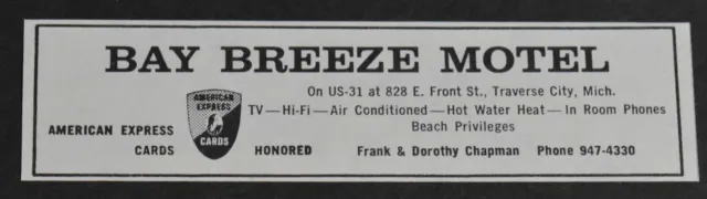 Bay Breeze Motel - 1966 Print Ad (newer photo)